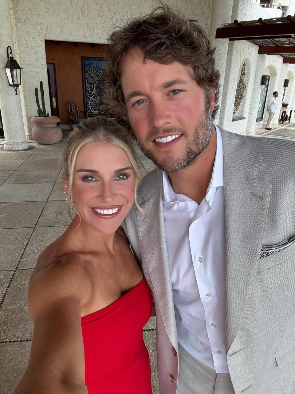 Kelly Stafford and Matthew Stafford