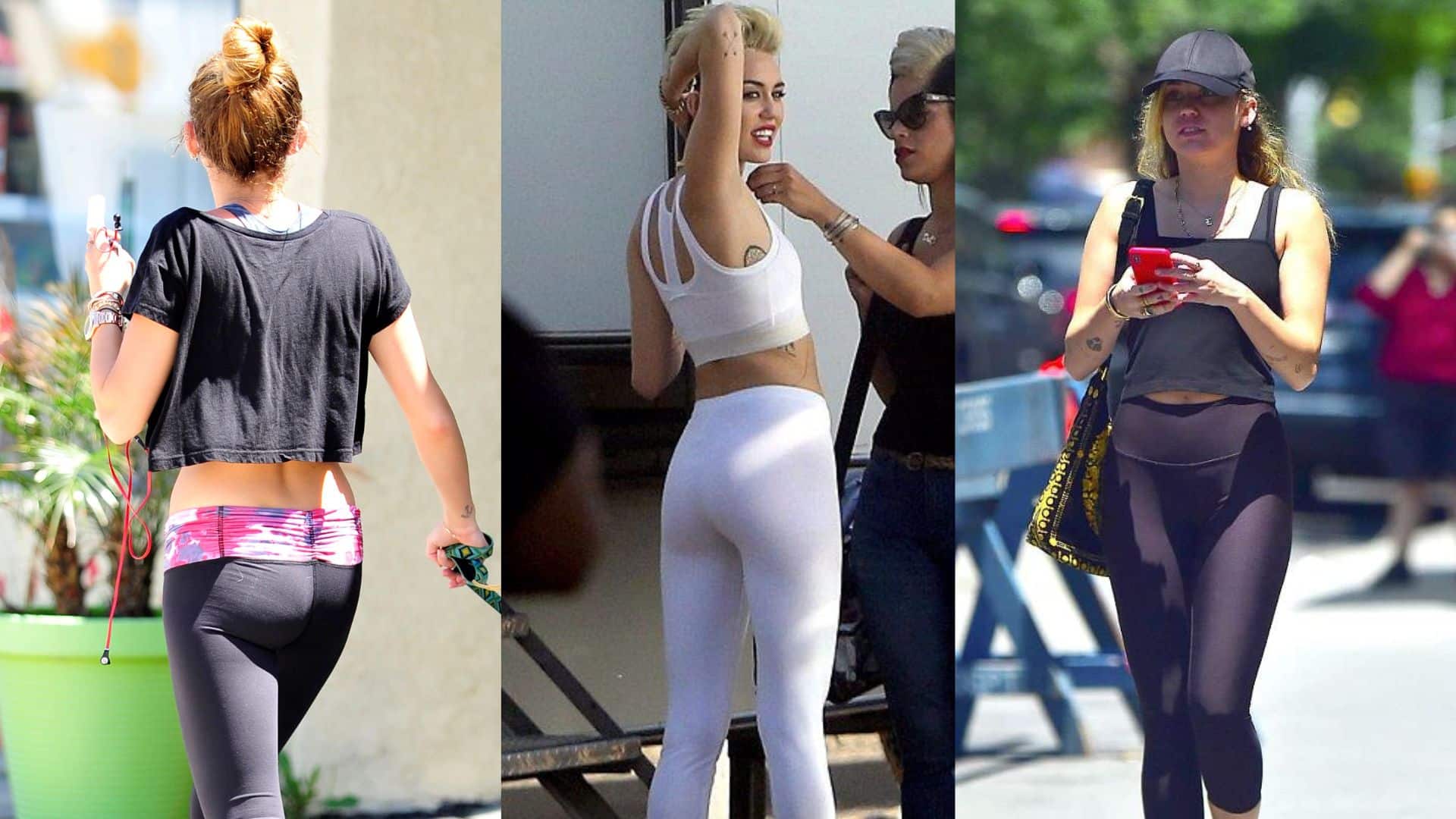 Miley Cyrus'un En Ateşli Yoga Pantolonu