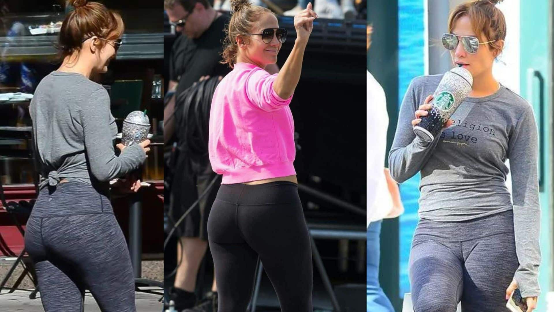 Jennifer Lopez in Hottest Yoga Pants