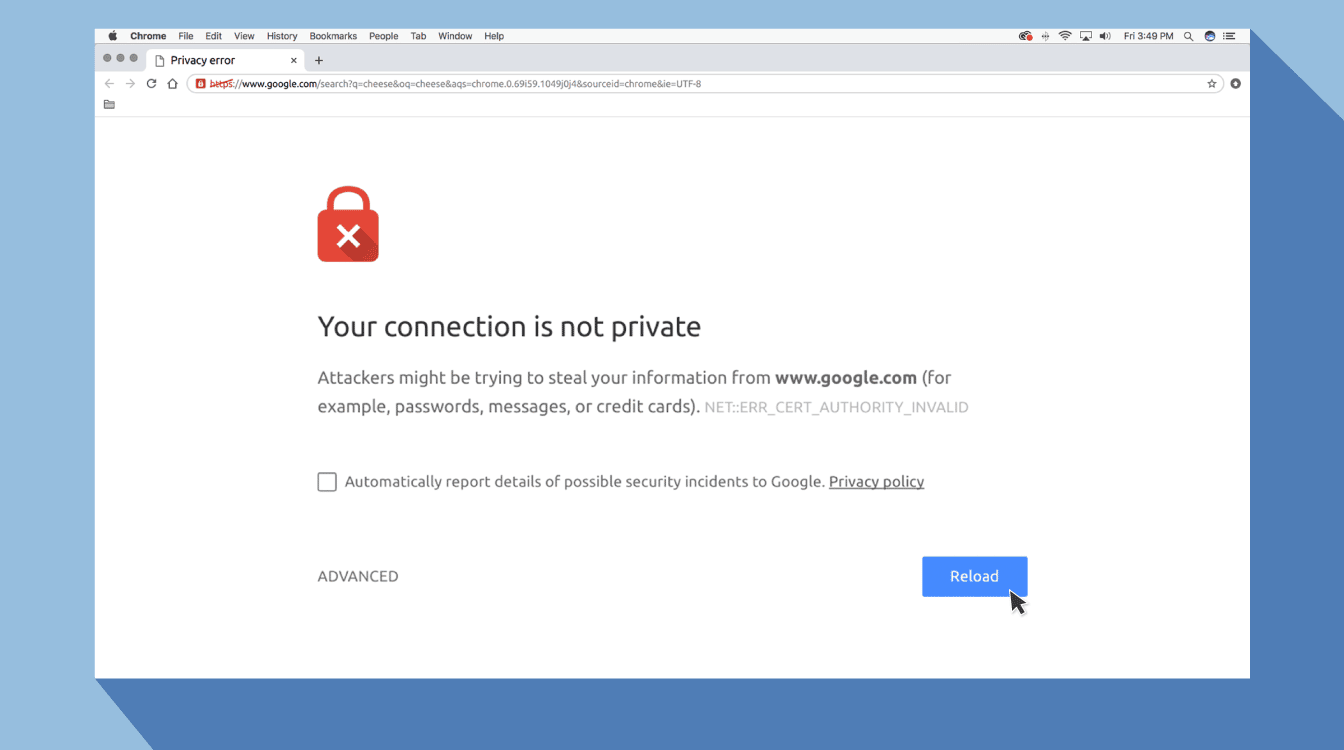 How to Fix ‘Your Connection is Not Private’ Error in Safari and MacOS?