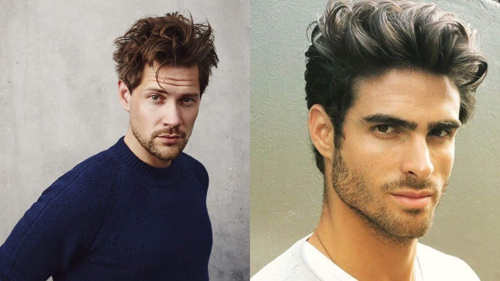 Medium Messy Hairstyle Popular Celebrity Hairstyles for Men