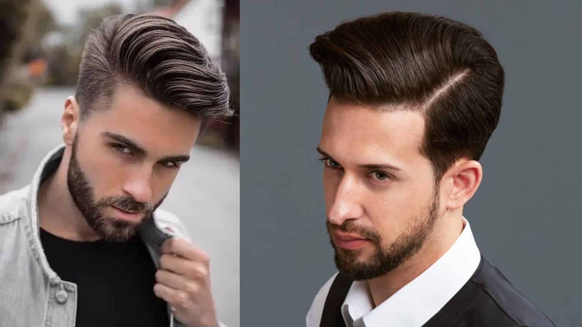 Side Parted Pompadour Hairstyle Popular Celebrity Hairstyles for Men