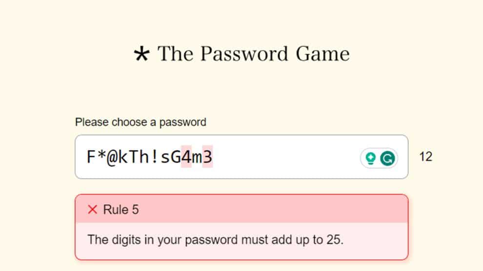 The Password Game Will Frustrate You Out of Your Mind But It’s Fun